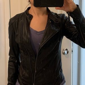 BROGDEN Italian Leather Jacket XS